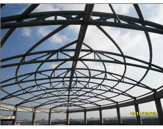 龙井中煤朔州宾馆管桁架工程